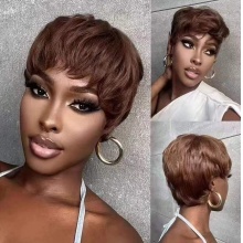 Short Pixie Wig Stock